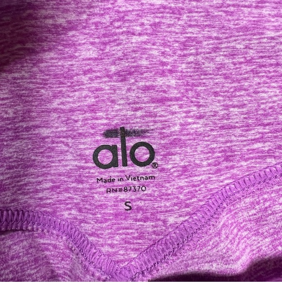 Alo Yoga  | NWOT High-Waist Alosoft Lounge Legging Electric Violet Heather | S - Picture 12 of 13